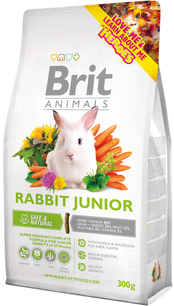 Brit Animals Rabbit Junior Complete Food 1.5kg
