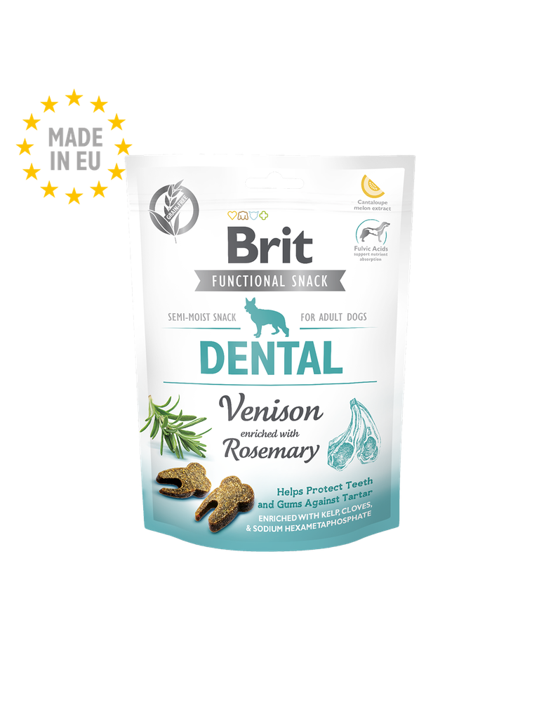 Brit Care Dog Functional Snack Dental Venison With Rosemary 150G
