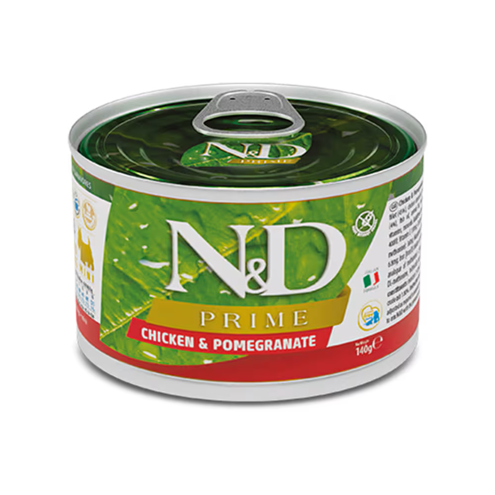Farmina N&D PRIME Canine - Chicken & Pomegranate Mini Canned 140g