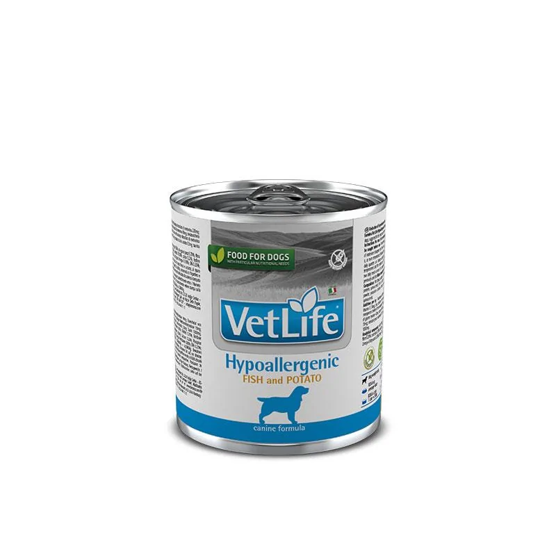 Farmina VetLife Canine - Hypoallergenic Fish & Potato Canned 300 g