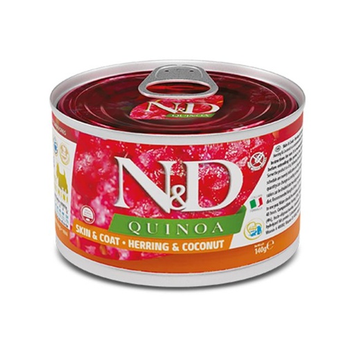[8606014105377] Farmina N&D Quinoa Canine - Herring & Coconut Mini Canned 140g (6 Can)