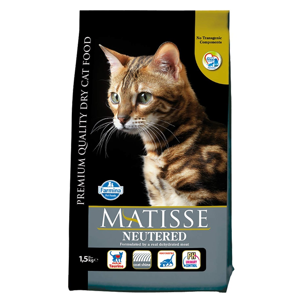 [8010276032102] Farmina Matisse Neutered Adult Dry Cat Food (1.5 kg)