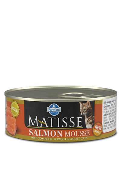 [8606014102727] Farmina Matisse Salmon Mousse Canned Cat Food 85g (1 Can)