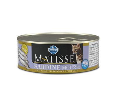 [8606014102741] Farmina Matisse Sardine Mousse Canned Cat Food 85g (1  علبة)