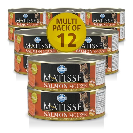 [8606014103861] Farmina Matisse Salmon Mousse Canned Cat Food  85g (12 Can)