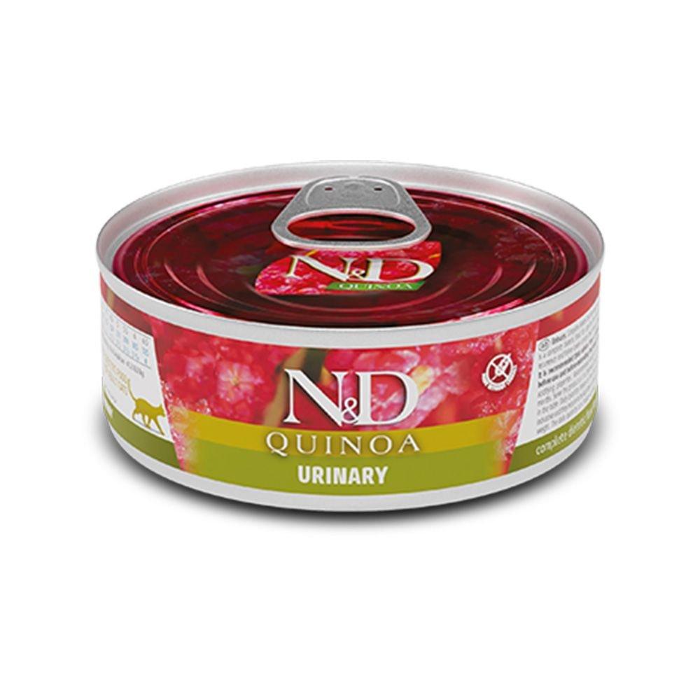 [8606014102178] Farmina N&D Quinoa Feline - Urinary Adult Canned 80g (1  علبة)