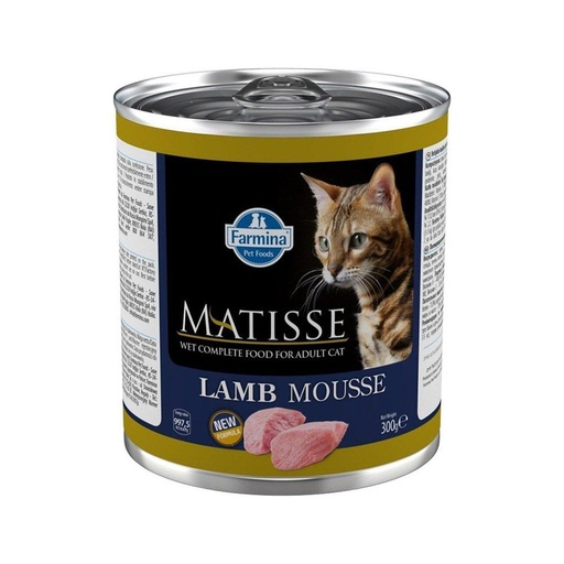 [8606014105933] Farmina Matisse Lamb Mousse Canned Cat Food 300 g (1 Can)