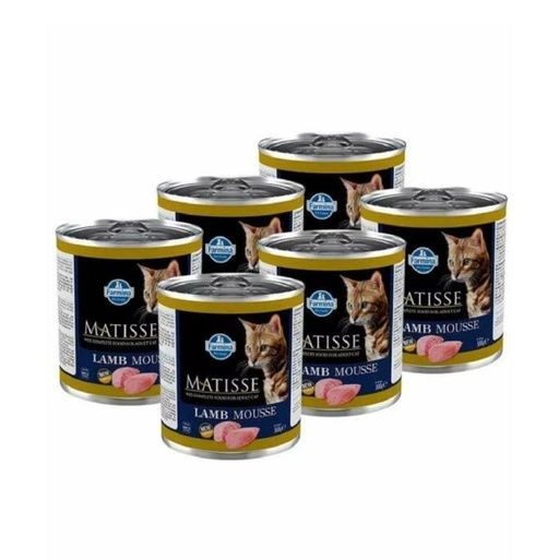 [8606014105995] Farmina Matisse Lamb Mousse Canned Cat Food 300g (6 Can)