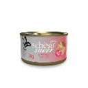Schesir Silver Can for Cat Chicken &  Duck in Mousse & Fillets 70g