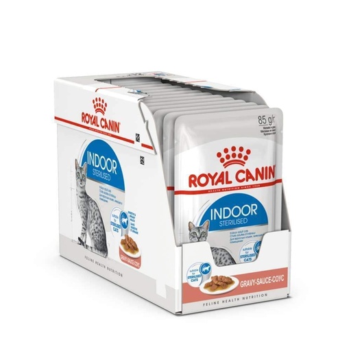 [9003579013793] Royal Canin Feline Indoor Pouches 85g (12  عبوة)