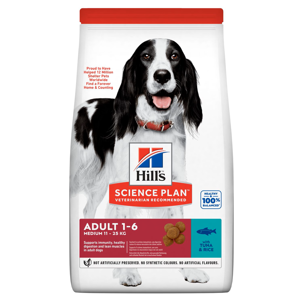 Hill's Science Plan Canine Adult - Medium - Tuna & Rice 