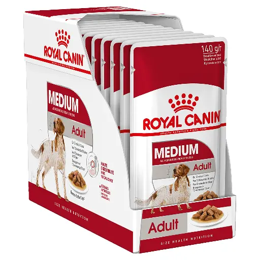 [9003579008379] Royal Canin Medium Adult - Pouches 140g (1 Pouch)