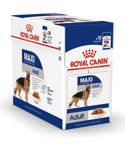 [9003579008485] Royal Canin Maxi Adult Pouches 140 g (10 Pouch)