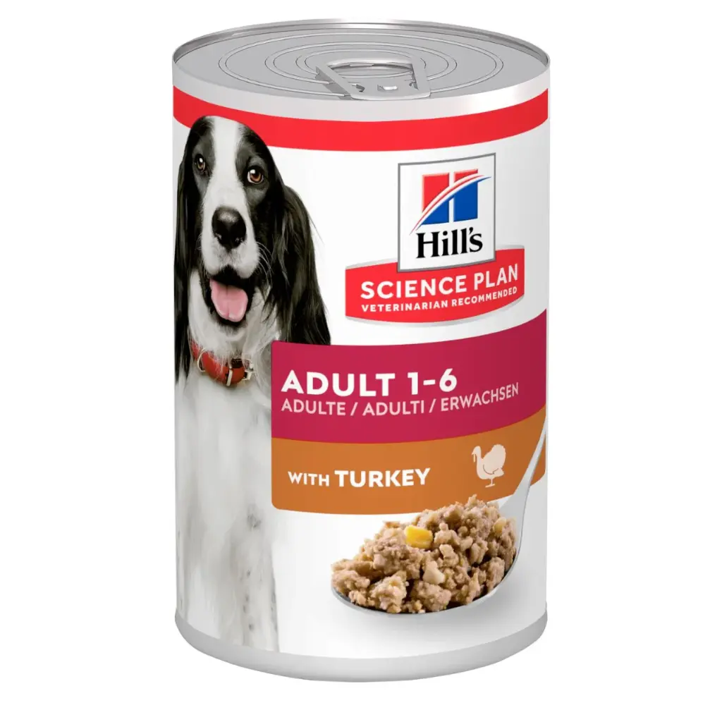 [052742050805] Hill's Science Plan Canine Adult Turkey Canned 370g  (1 Can)