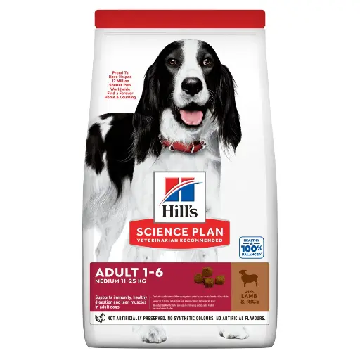 [052742059686] Hill's Science Plan Canine Adult - Medium - Lamb (14 Kg)
