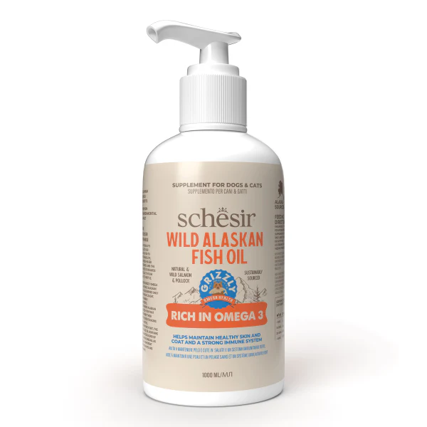 [8005852192165] Schesir Wild Alaskan Fish Oil (١٠٠٠  ملليلتر)