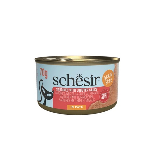 [8005852111401] Schesir Can For Cat Sardine with Lobster in Pate 70g (1 Can)
