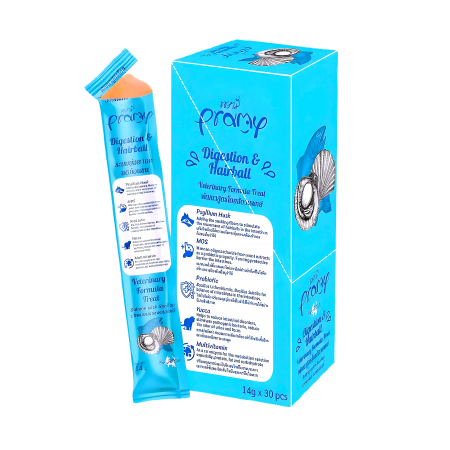 Pramy Cat Treat Chicken for Digestive & Hairball 14g