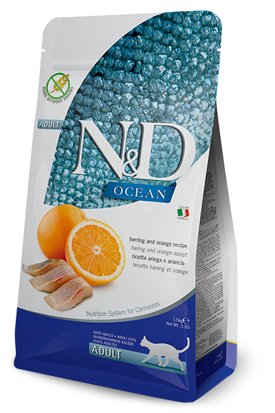 Farmina N&D Ocean Feline - Herring & Orange Adult 