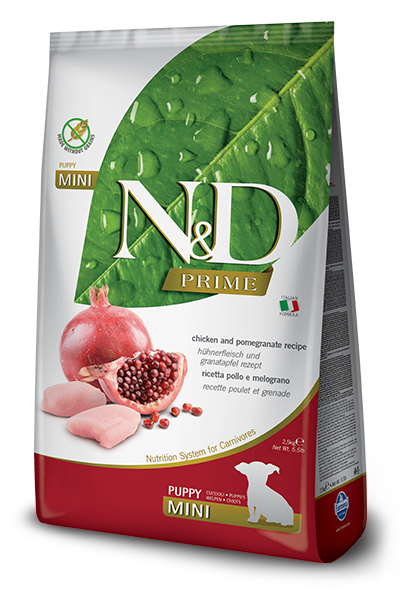 [8010276040282] Farmina N&D PRIME Canine - Chicken & Pomegranate Puppy Mini (7 kg)