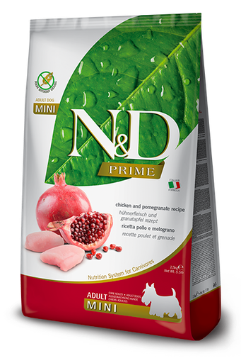 [8010276021113] Farmina N&D PRIME Canine - Chicken & Pomegranate Adult Mini (٨٠٠  جرام)