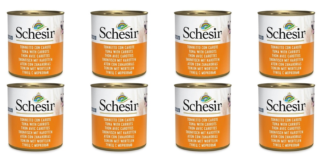 Schesir Can for Dog Tuna With Carrots In Jelly 285g