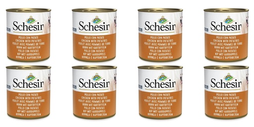 Schesir Can for Dog Chicken With Potatoes In Jelly 285g (8 Can)