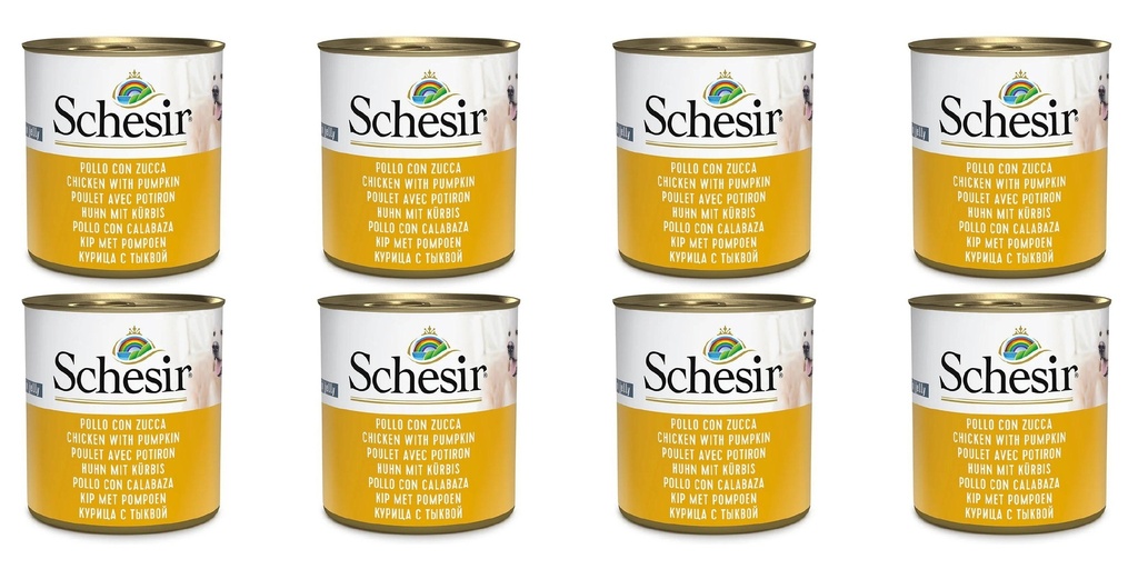 Schesir Can for Dog Chicken With Pumpkin In Jelly 285g