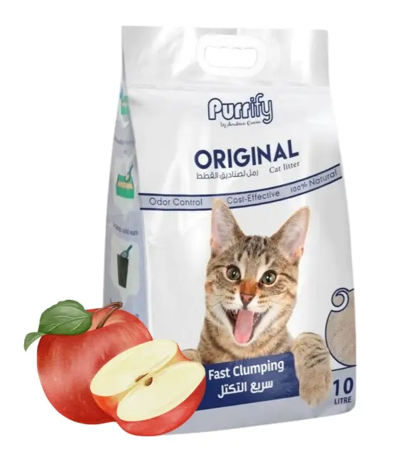 [635934609236-Apple] Purrify Original Cat Litter - 10 Liter - Apple 