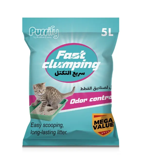 Purrify Fast Clumping Cat Litter 5 Liter - Unscented
