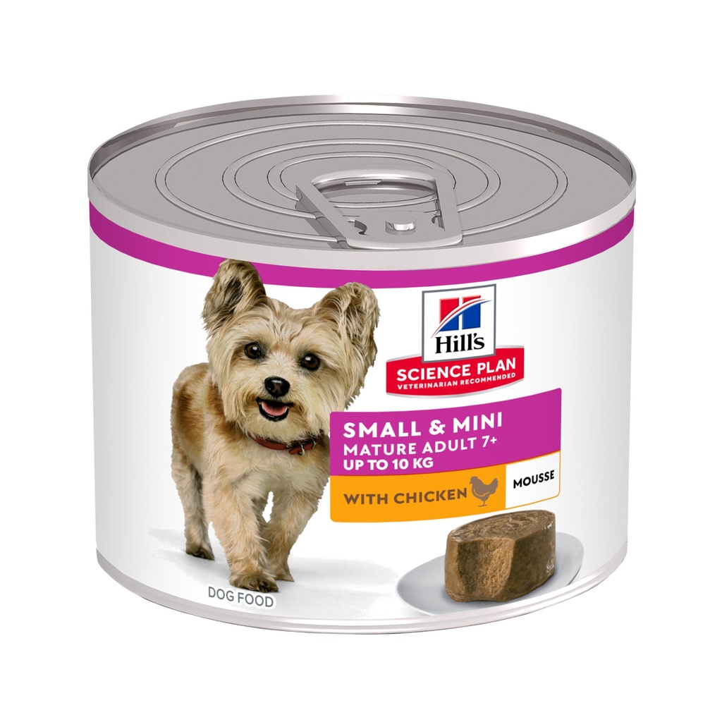 Hill's Science Plan Canine Small & Mini Mature Adult Mousse Chicken Canned 200g