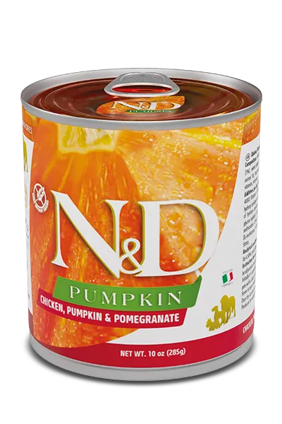 Farmina N&D Pumpkin Canine - Chicken, Pumpkin & Pomegranate Canned 285g