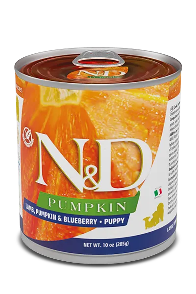 [8606014102550] Farmina N&D Pumpkin Canine - Lamb, Pumpkin & Blueberry Puppy Canned 285g (1 Can)