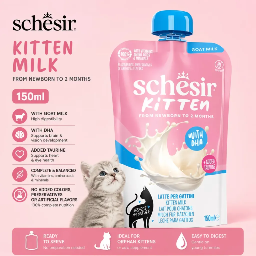 Schesir Kitten Milk Liquid Pouch 150g 