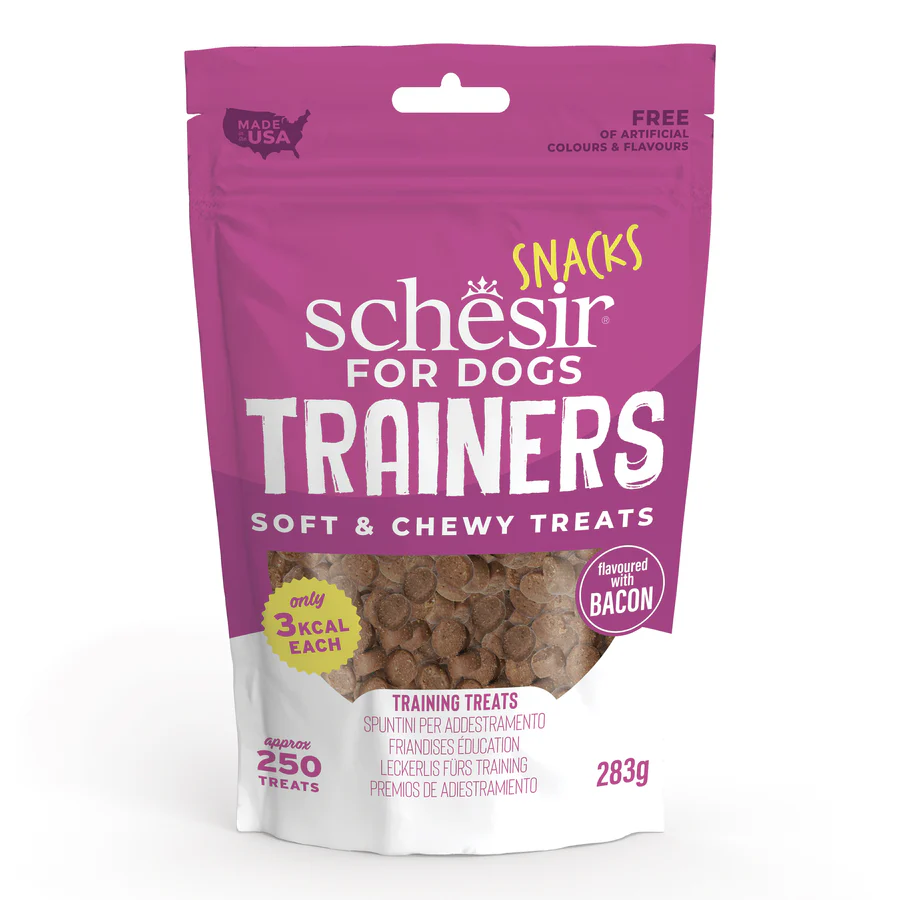 Schesir Dog Snack Training Bacon 283G 