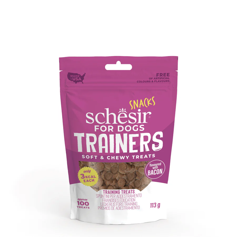 Schesir Dog Snack Training Bacon 113G 