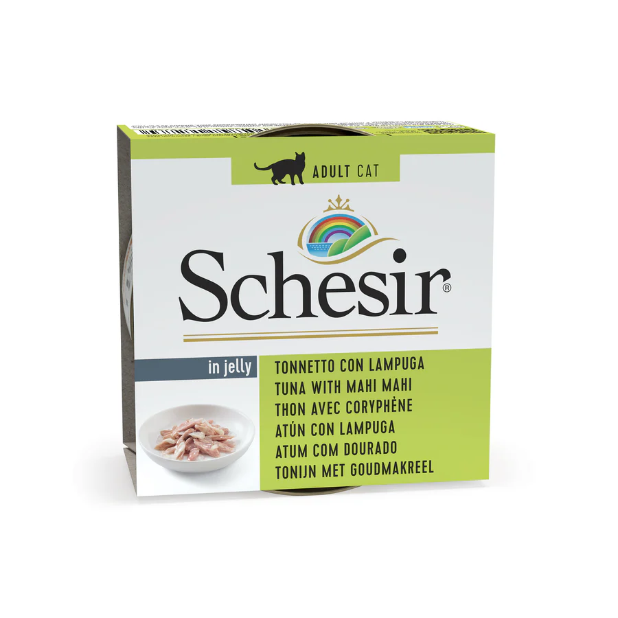 Schesir Can for Cat Tuna with Mahi Mahi in Jelly 85g