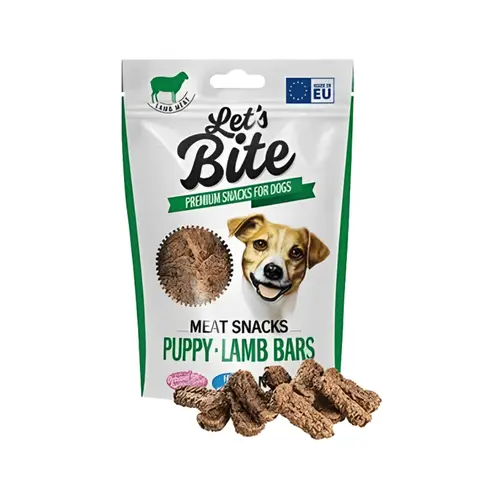 Brit Let’s Bite Meat Snacks Meat Snacks Puppy Lamb Bars 80g