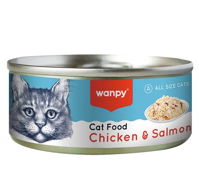 Wanpy Cans - Chicken & Salmon 95g