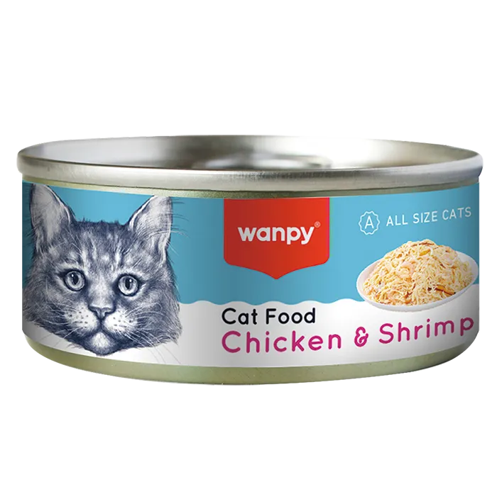 Wanpy Cans - Chicken & Shrimp 95g