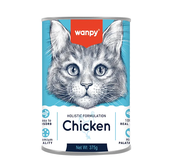 Wanpy Holistic Formulation Cat Can – Chicken 375g