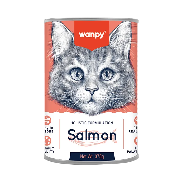 Wanpy Holistic Formulation Cat Can – Salmon 375g