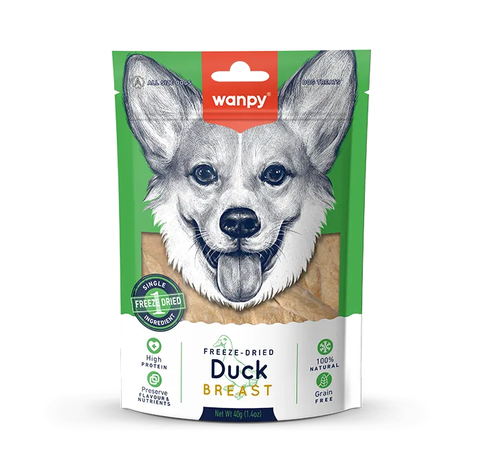Wanpy Dog Freeze Dried Duck Breast 40g