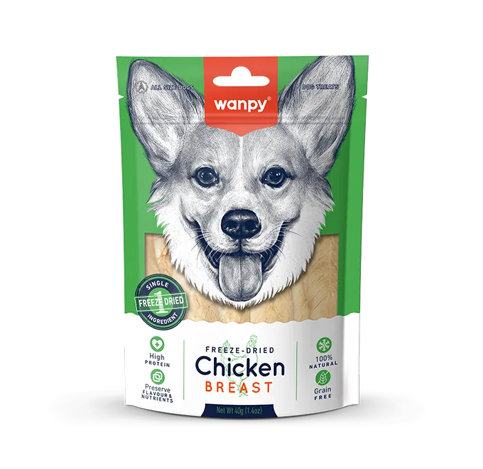 Wanpy Dog Freeze Dried Chicken Breast 40g