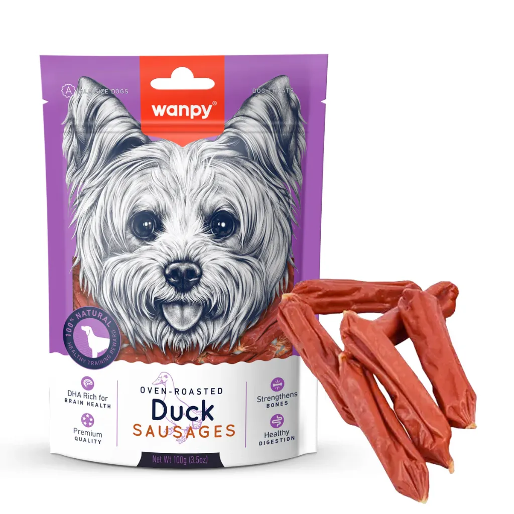 Wanpy Dog Oven-Roasted Duck Sausages 100g