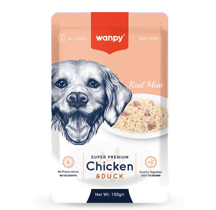 Wanpy Dog Super Premium Chicken & Duck 100g