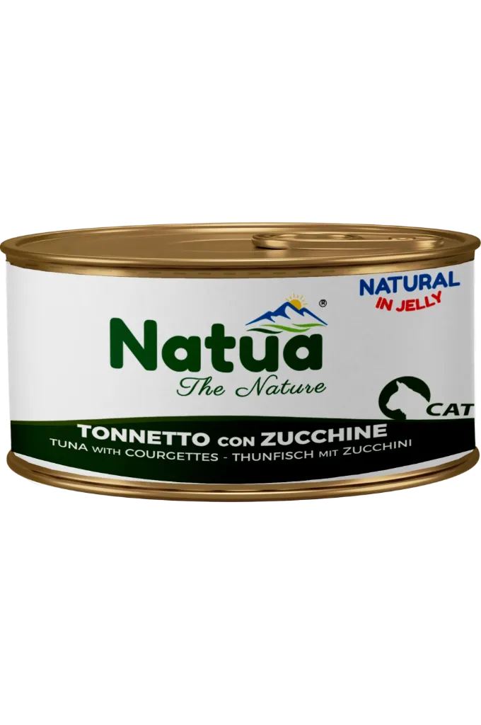 Natua Can for Cat Tuna with Courgettes In Jelly 85g