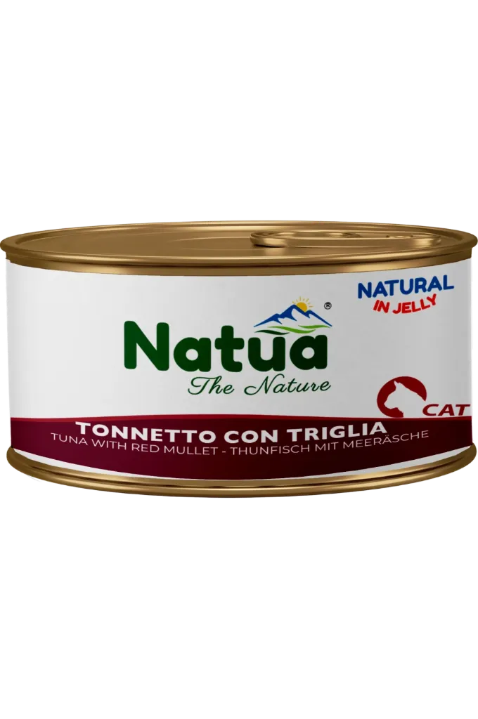 Natua Can for Cat Tuna with Red Mullet In Jelly 85g