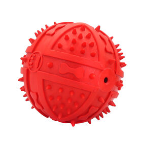 [721343008231] Begood Rubber Squeaky Ball Red