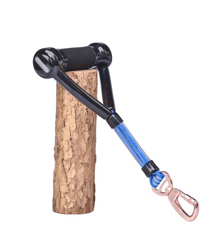 [6949111730533] Dogness Anti Shock Elastic Leash L 2.5cmx25cm Blue